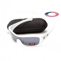 knockoff Oakleys antix sunglasses white frame black iridium lens