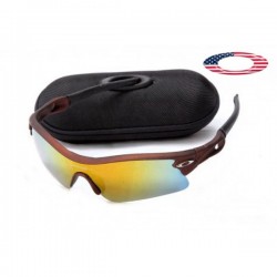 replica Oakley radar path sunglasses for sale matte brown frame fire iridium lens