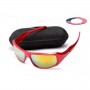 cheap fake Oakley c six sunglasses red metallic frame fire iridium lens